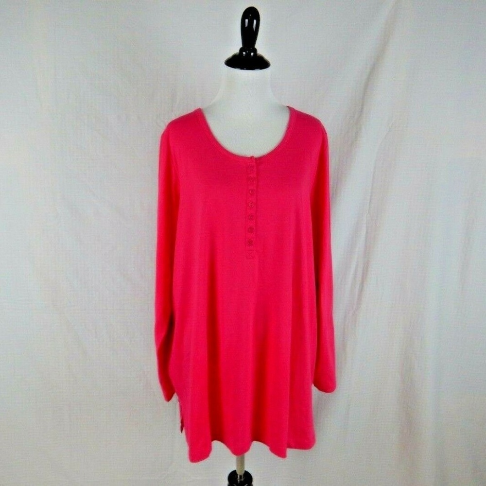 Woman Within Hot Pink Tee Shirt Size 18 / 20